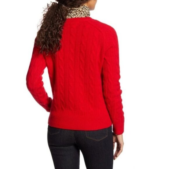 1901 Cashmere Cable Sweater - Picture 2 of 2